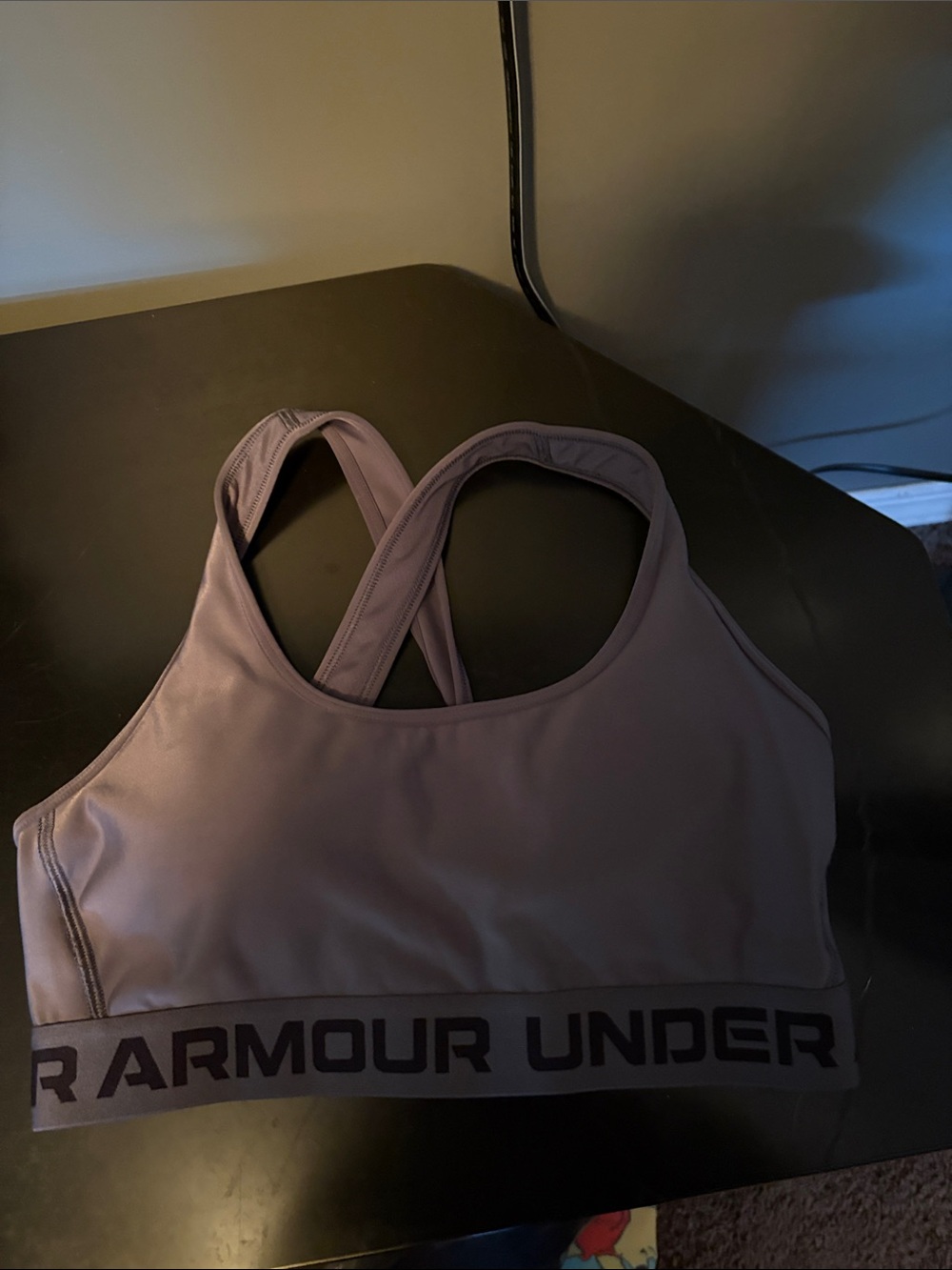 Under Armour Mauve Cross-Back Sports Bra